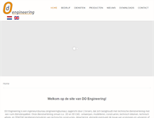 Tablet Screenshot of do-engineering.nl